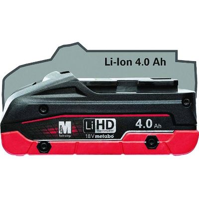 Metabo Pacco batteria LiHD 18V - 4,0 Ah (625367000) Bild 6