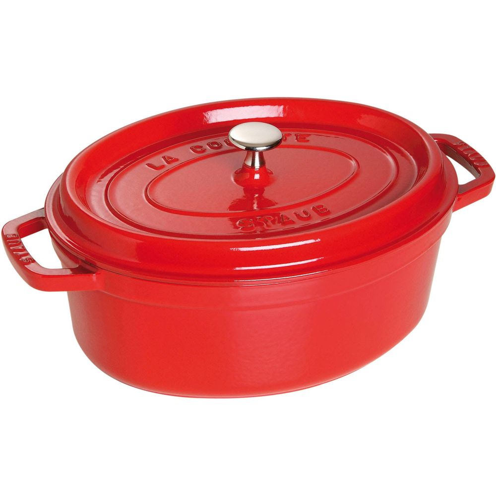 Staub Topf oval Vitamin Kirschrot 4.3 lt., 29cm Bild 1