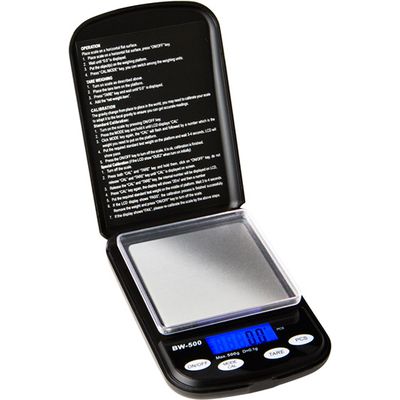 JoeFrex Digital Waage pocket scale zum Abwiegen von Pulvermengen bis 500gr. Bild 2