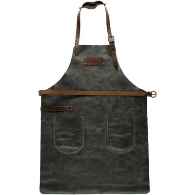 Feuermeister Grill Apron Antique Leather, Brown, Size 3