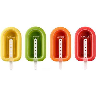 Lékué Sucette glacée Lolly, 4 pièces Jaune, vert, rouge, orange Bild 11