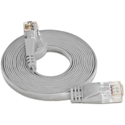 SLIM patchkabel Cat 6, UTP, 3 m, Grau