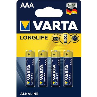 Varta Batterie Longlife 4xAAA LR03, Micro Bild 4