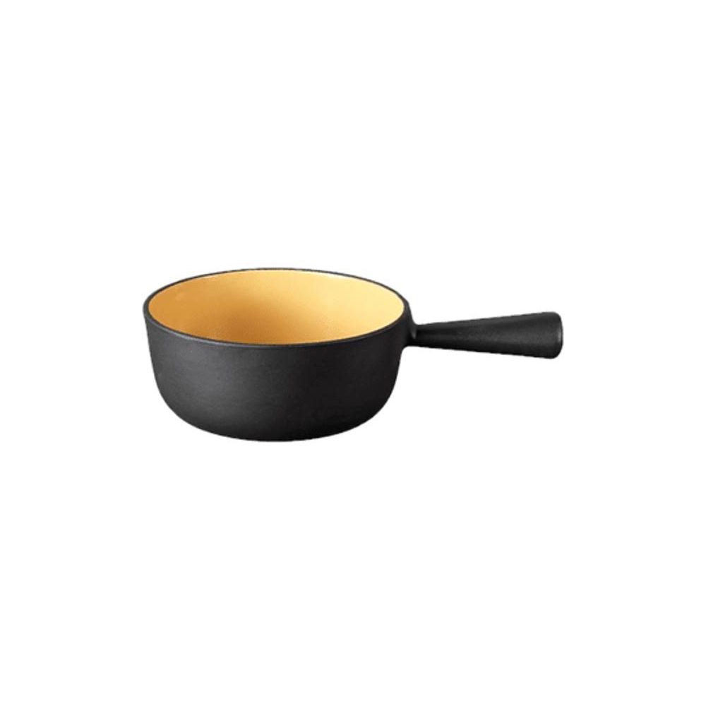 Stöckli HH cheese fondue caquelon Classic 18cm black cast 7218.14 Bild 1