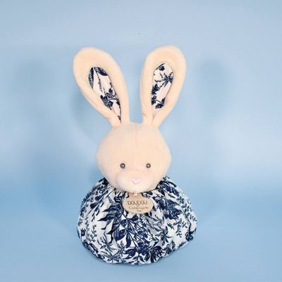 Doudou et compagnie - DOUDOU BOULE - Lapin blanc - taille 25 cm