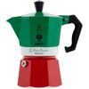 Bialetti Macchina per caffè espresso Moka Express verde rosso, 3 tazze