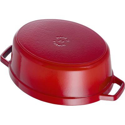 Staub Topf oval Vitamin Kirschrot 8 lt., 37cm Bild 4