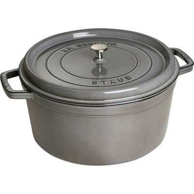 Staub Topf rund grau 1.7 lt., 18cm Bild 2