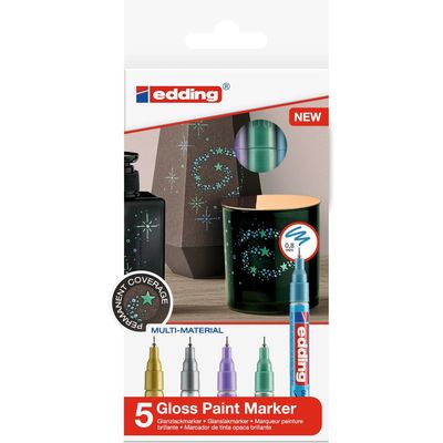 Edding Paint marker 780 CREA Metallic, 5 pieces