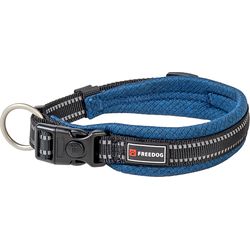 Freedog Collier nylon Shiva bleu XS