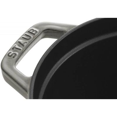 Staub Topf oval grau 5.5 lt. 31cm Bild 3