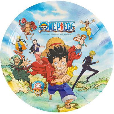 One Piece 8 plates 23cm