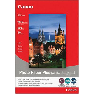 Canon fotopapier 10 x 15 cm 260 g/m² 50 stück Bild 3