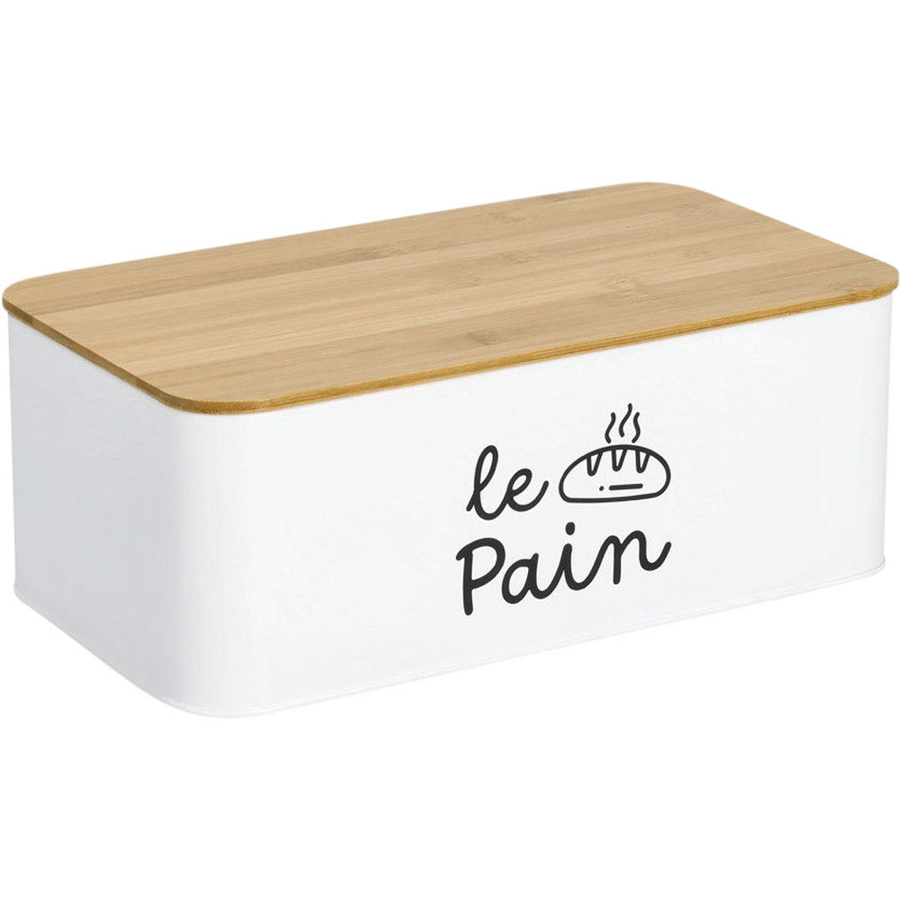 Zeller Present Bread box Le Pain with bamboo lid 33x18.5x12 cm Bild 1