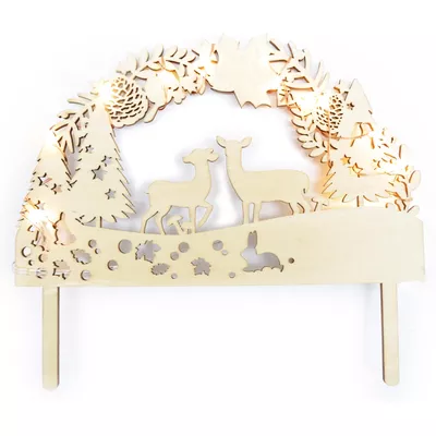 Scrap Cooking Cake Topper LED della Foresta Magica (incl. eco-contributo da 008 exk)