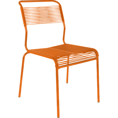 Schaffner Chaise spaghetti Säntis sans accoudoirs - Orange - Orange