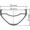 DT Swiss FR 560 Jante DB 26&quot; 30 32L thumb 0