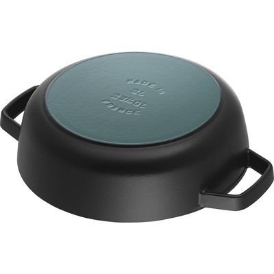 Staub Braiser m. Gusseisendeckel schwarz 2.4 lt., 24 cm Bild 3