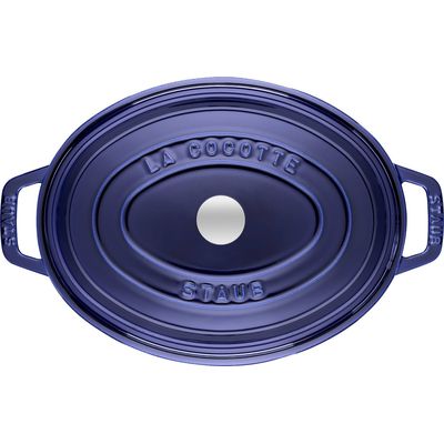 Staub Topf oval dunkelblau 4.2 lt., 29cm Bild 3