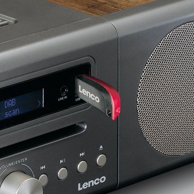 Lenco MC-175SI DAB+ Radio, silber Bild 4