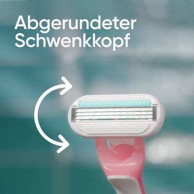 Gillette Venus körperrasierer sensitive skinelixir einwegrasierer, 3 stück Bild 3