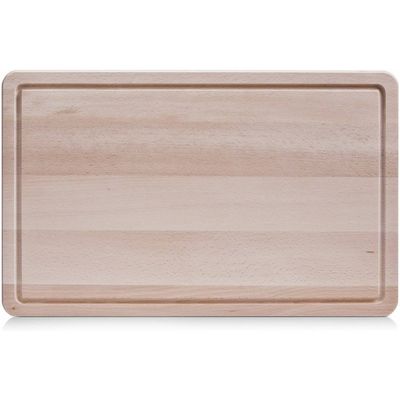 Zeller Present Cutting board with groove beech 45x28x1.5cm