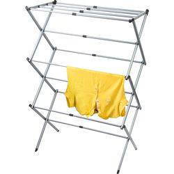 Tatkraft Gobi Wäscheständer ausziehbar 44-75 x 37 x 105 cm mit 3 Ebenen, Stahl, max. 10 kg