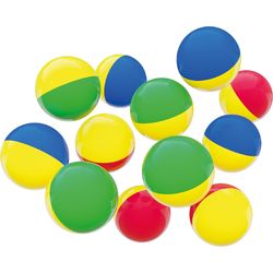 Hubelino Pista per palline: set di palline bicolore [12 pezzi]