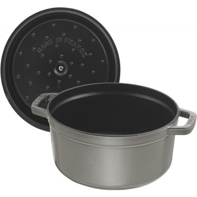 Staub Topf rund grau 1.7 lt., 18cm Bild 6