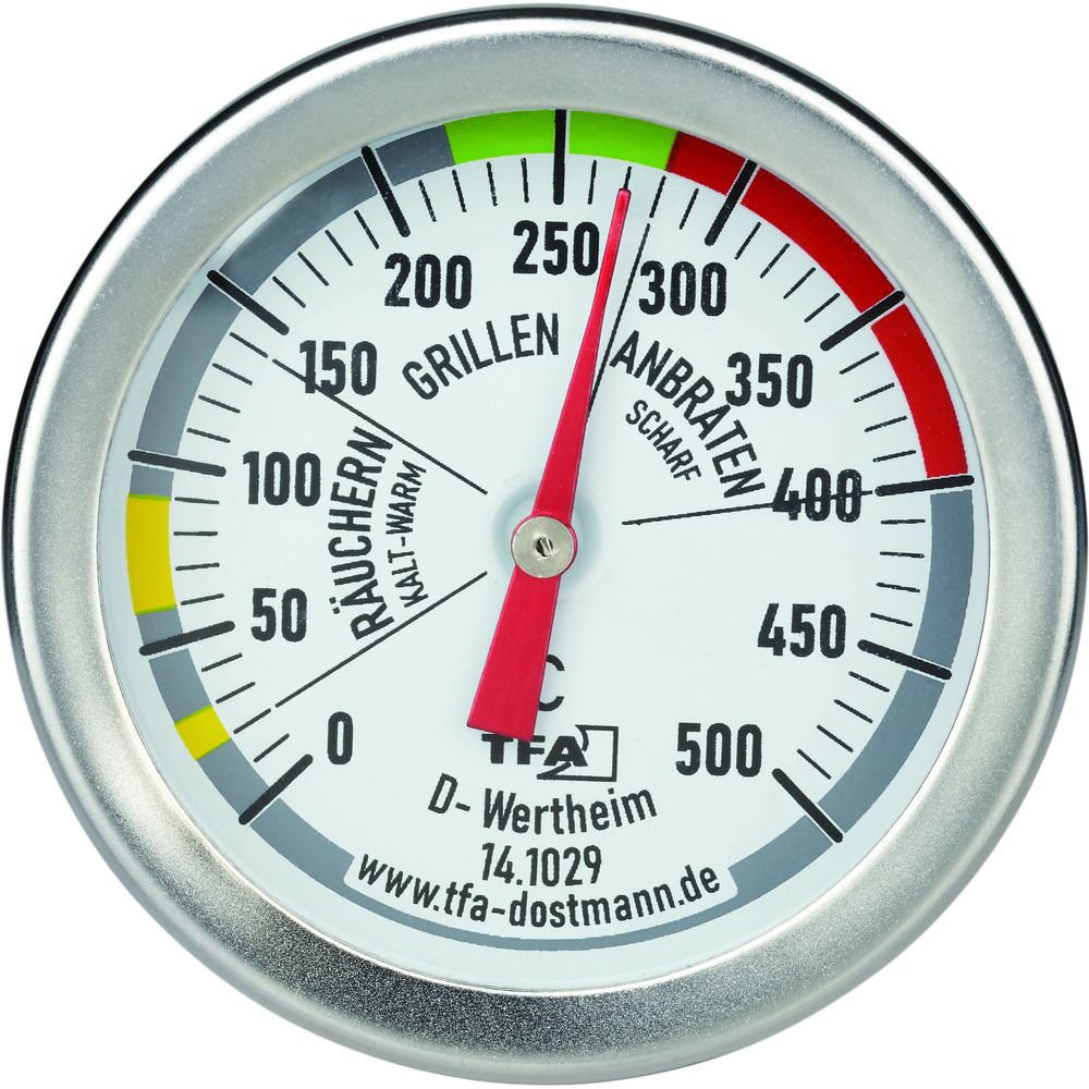 Termometro analogico per grill e affumicatori TFA - Misure precise