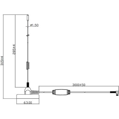 Albrecht MAG31 DAB+ Magnetfussantenne + Verstärker Bild 2