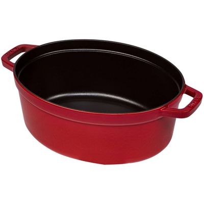 Staub Topf oval Vitamin Kirschrot 5.4 lt. 31cm Bild 2