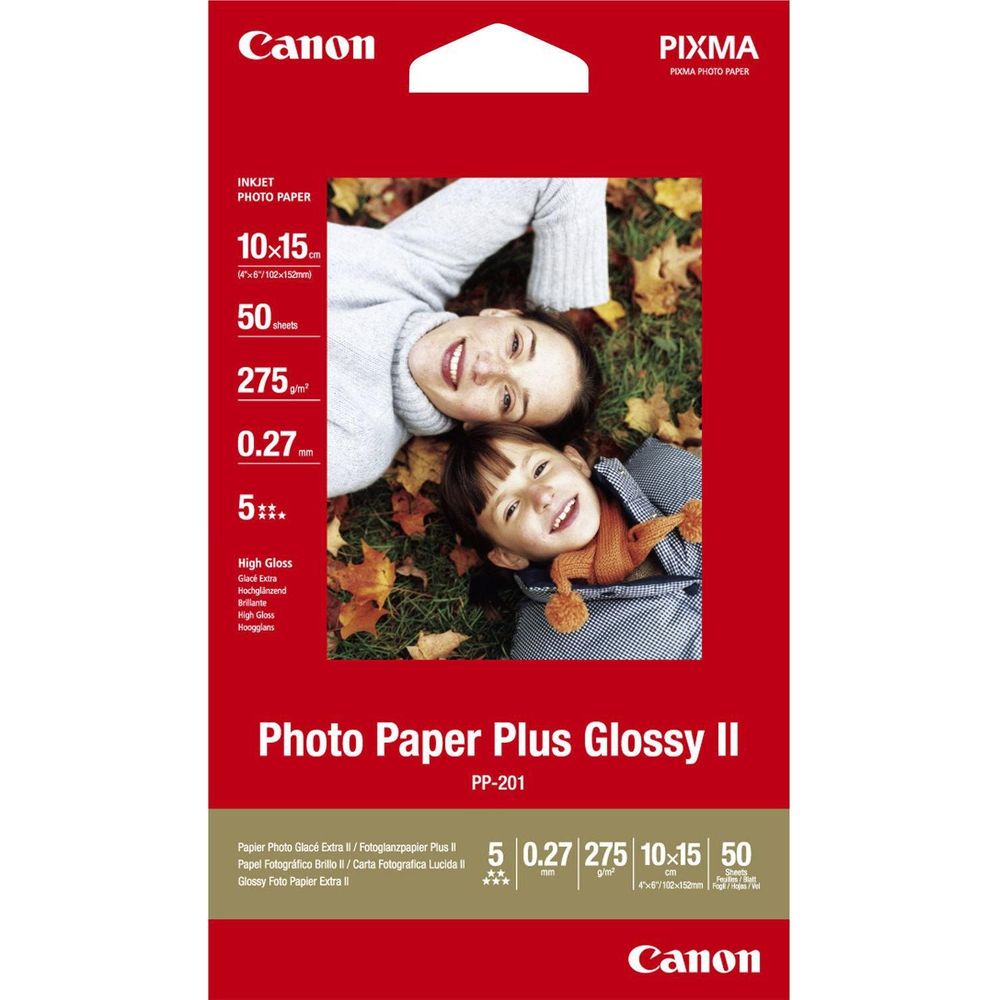 Canon fotopapier 10 x 15 cm 275 g/m² 50 stück Bild 1