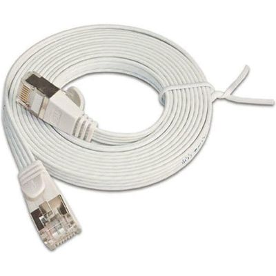 SLIM câble patch Cat 6, STP, 15 m, blanc Bild 4