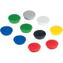 Franken Magnete di sostegno Ø 24 mm, 10 pezzi, assortiti