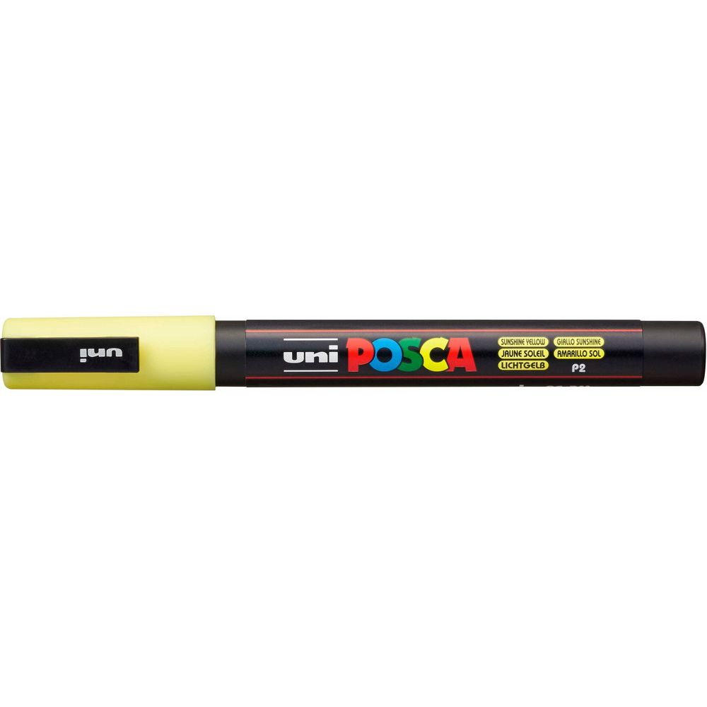 Uni Marqueur POSCA Softcolors 0.9 - 1.3mm, jaune clair Bild 1