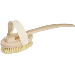 Bürstenhaus Redecker Bath brush beech wood fiber hard wild boar bristle 47cm