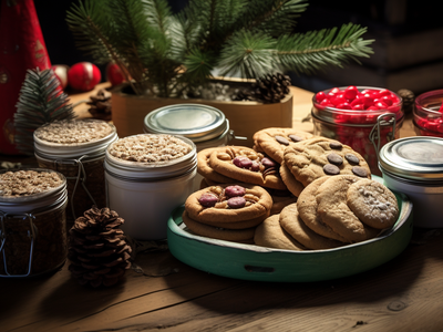 Die richtigen Behälter für die Aufbewahrung von Weihnachtsplätzchen auswählen.