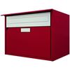 Huber Letterbox Alu400 ruby red RAL 3003 thumb 1