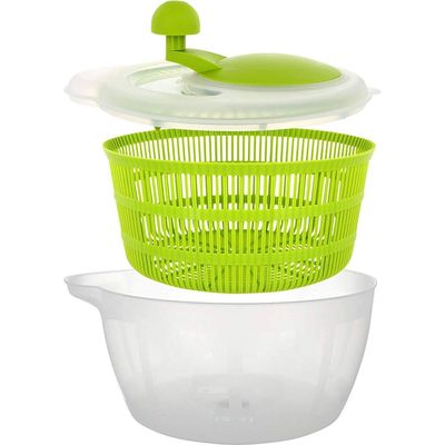 Westmark Spinner per insalata Fortuna, verde mela, 30x26x20 cm, 5 lt Bild 2