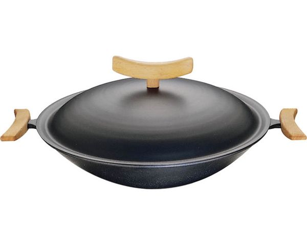 Spring iron Wok with ø35cm buy lid cast Switzerland - Spring at
