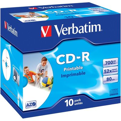 Verbatim CD-R 52x 700MB 700 MB, Jewelcase (10 Stück) Bild 5