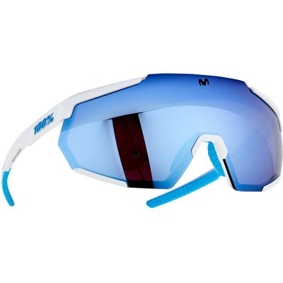 100percent Lunettes Racetrap 3.0 Movistar Team Blanc Bild 2