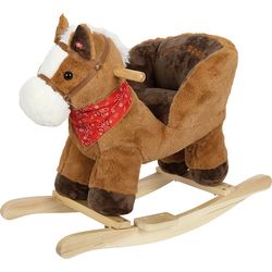 Cavallo a dondolo per bambini marrone SPIELBA