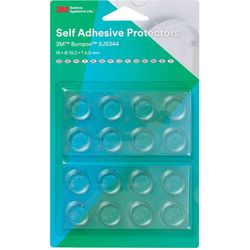 3M Protective buffer transparent 19.0mm round, 16pcs each.