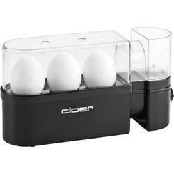 Cloer Black egg boiler for 3 eggs 6020