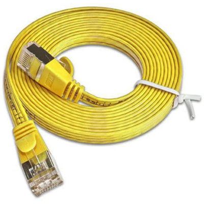 SLIM patchcord Cat 6, STP, 0.5 m, Yellow Bild 2