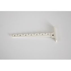 Puag Balcony ventilator aluminum white SB-package 330 mm, incl. screws and dowels