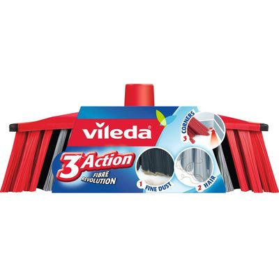 Vileda Broom 3Action without handle 2753