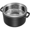 Staub Topf rund mit Dampfeinsatz 26cm 5.2 lt. Schwarz thumb 0